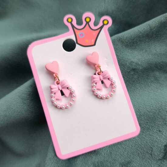 Klipši meitenēm Rozā bantes